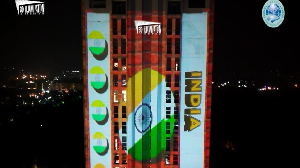 India’s flag among others in capital city of Pakistan, a grand Goodwill gesture at 23rd SCO summit in Islamabad